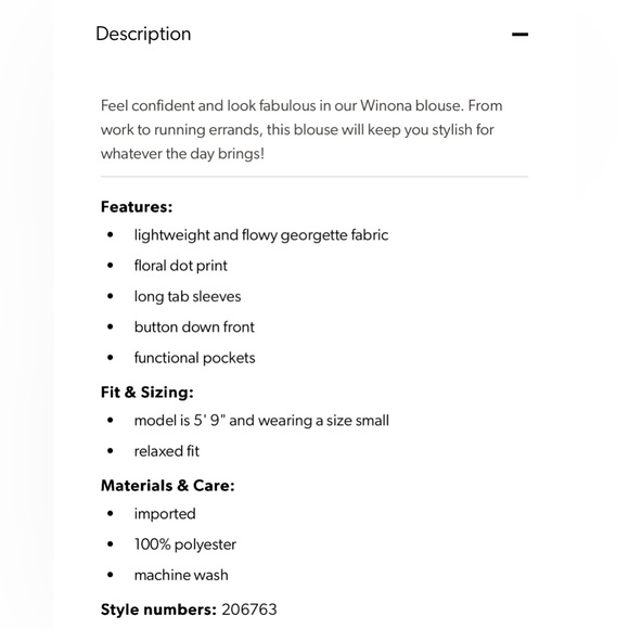 Maurices Peach Floral Polka Dot Blouse - Picture 3 of 9